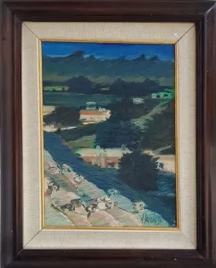 DURAN KARACA tarafından 1972 yılında 37x27 cm ölçülerinde Tuval üzeri yağlı boya tekniği ile yapılmıştır.