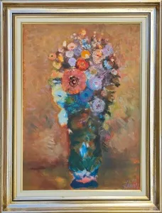 DURAN KARACA tarafından 2002 yılında  55x40 cm ölçülerinde  TÜYB tekniği ile yapılmıştır.