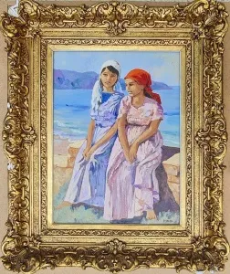 PIERRE İVALDI tarafından 56x41 cm ölçülerinde Tuval üzeri yağlı boya tekniği ile yapılmıştır.