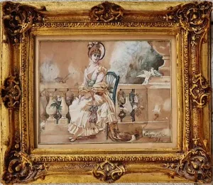 MADELEINE CARPENRTIER tarafından 1898 yılında 18x24 cm ölçülerinde Kağıt Üzeri Karışık Teknik tekniği ile yapılmıştır.