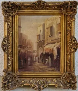 LOUIS CADIERRA tarafından 22x16 cm ölçülerinde Tuval üzeri yağlı boya tekniği ile yapılmıştır.