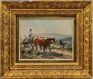 FERNAND MAILLAUD tarafından 26x35 cm ölçülerinde Ahşap Üzeri Yağlı Boya tekniği ile yapılmıştır.