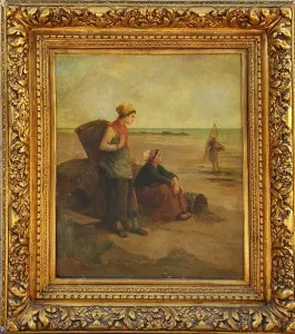 HENRI ADOLPHE LOUIS LAURENT tarafından 66x55 cm ölçülerinde Tuval üzeri yağlı boya tekniği ile yapılmıştır.