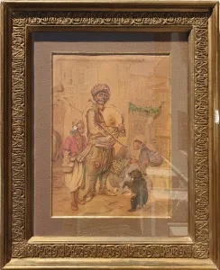 C. J. MARTIN tarafından 1861 yılında 34x25 cm ölçülerinde Kağıt üzeri sulu boya tekniği ile yapılmıştır.