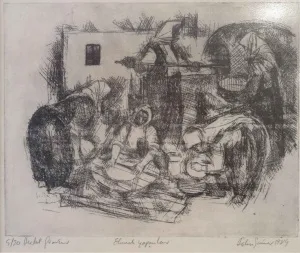 FAHRİ SÜMER tarafından 1987 yılında 18x25 cm ölçülerinde Gravür tekniği ile yapılmıştır.