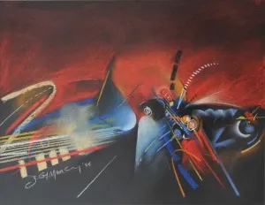 ZEKAİ ORMANCI tarafından 1996 yılında 49x64 cm ölçülerinde Pastel tekniği ile yapılmıştır.