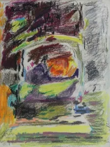 ZEKİ FAİK İZER tarafından 1962 yılında 28x22 cm ölçülerinde Pastel tekniği ile yapılmıştır.