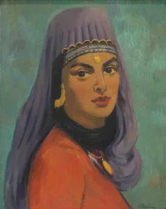 NURETTİN ERGÜVEN tarafından 46x38 cm ölçülerinde Duralit Üzeri Yağlı Boya tekniği ile yapılmıştır.