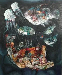 MURAT TOLGA tarafından 100x80 cm ölçülerinde Tuval üzeri yağlı boya tekniği ile yapılmıştır.