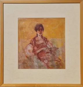 MAHİR GÜVEN tarafından 2004 yılında 31x34 cm ölçülerinde Kağıt üzeri yağlı boya tekniği ile yapılmıştır.