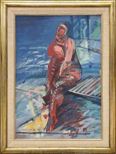 İSMAİL YILDIRIM tarafından 1996 yılında 75x51 cm ölçülerinde Kağıt üzeri yağlı boya tekniği ile yapılmıştır.