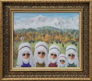 FİKRET OTYAM tarafından 1999 yılında 50x60 cm ölçülerinde Tuval üzeri yağlı boya tekniği ile yapılmıştır.