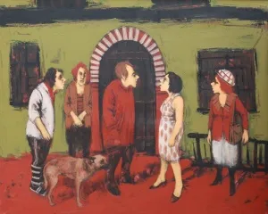 ORHAN UMUT tarafından 2010 yılında 100x120 cm ölçülerinde Tuval üzeri akrilik boya tekniği ile yapılmıştır.