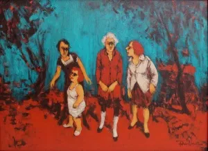 ORHAN UMUT tarafından 2010 yılında 50x70 cm ölçülerinde Tuval üzeri akrilik boya tekniği ile yapılmıştır.