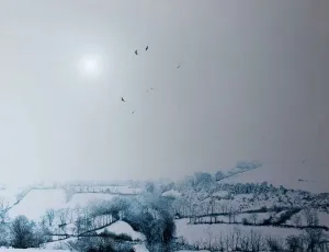 METİN KALKIZOĞLU  tarafından 2015 yılında 89x116 cm ölçülerinde Tuval üzeri akrilik boya tekniği ile yapılmıştır.