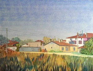 MEVLÜT AKAR tarafından 2015 yılında 89x116 cm ölçülerinde Tuval üzeri karışık teknik tekniği ile yapılmıştır.