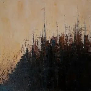 SAEED AGHANEJAD tarafından 2019 yılında 40x40 cm ölçülerinde Tuval üzeri yağlı boya tekniği ile yapılmıştır.