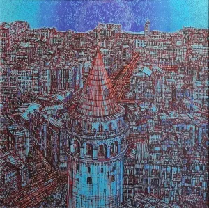 DEVRİM ERBİL tarafından 2022 yılında 120x120 cm ölçülerinde Giclee tekniği ile yapılmıştır.