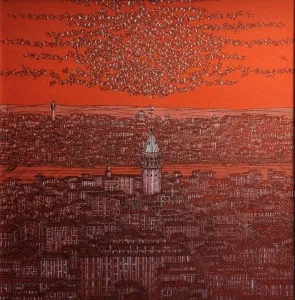 DEVRİM ERBİL tarafından 2022 yılında 120x120 cm ölçülerinde Giclee tekniği ile yapılmıştır.