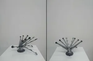 DOĞAN KARAKILIÇ tarafından 2022 yılında 34x18x34 cm ölçülerinde Metal tekniği ile yapılmıştır.