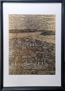 DEVRİM ERBİL tarafından 100x70 cm ölçülerinde Serigrafi tekniği ile yapılmıştır.