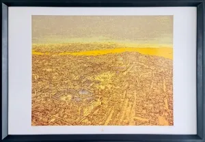 DEVRİM ERBİL tarafından 70x100 cm ölçülerinde Serigrafi tekniği ile yapılmıştır.