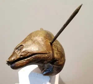 SERKAN SUPHİ ERTUĞRUL tarafından 2019 yılında 36x30x18 cm ölçülerinde Bronz tekniği ile yapılmıştır.