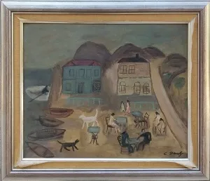 CEVAT DERELİ tarafından 42x52 cm ölçülerinde Duralit Üzeri Yağlı Boya tekniği ile yapılmıştır.