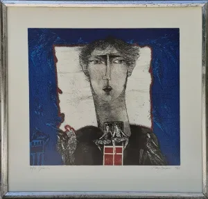 HAYATİ MİSMAN tarafından 1985 yılında 67x70 cm ölçülerinde Gravür 28/50 tekniği ile yapılmıştır.