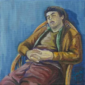 SERHAT ALADAĞ tarafından 2015 yılında 25x25 cm ölçülerinde Tuval üzeri yağlı boya tekniği ile yapılmıştır.