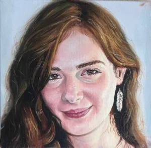 MERVE KURT tarafından 2016 yılında 25x25 cm ölçülerinde Tuval üzeri yağlı boya tekniği ile yapılmıştır.