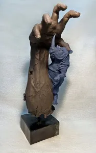 BUĞRA ÖZER tarafından 2021 yılında 47x17x20 cm ölçülerinde Stoneware Kil, Serbest Elle Şekillendirme, 1150°C tekniği ile yapılmıştır.